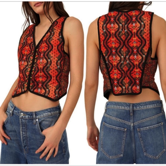 Free People Tops - FREE PEOPLE GEMINI VEST NWT